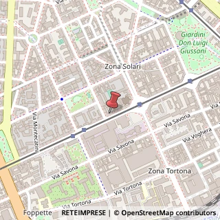 Mappa Via Andrea Solari, 34, 20144 Milano, Milano (Lombardia)