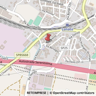 Mappa Via Brenta, 35, 25017 Lonato del Garda, Brescia (Lombardia)