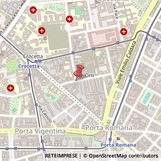 Mappa Via della Commenda,  28, 20122 Milano, Milano (Lombardia)