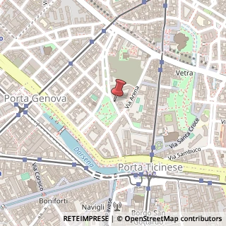 Mappa Via Conca del Naviglio, 37, 20123 Milano, Milano (Lombardia)