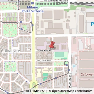 Mappa Via Abetone, 18, 20137 Milano, Milano (Lombardia)