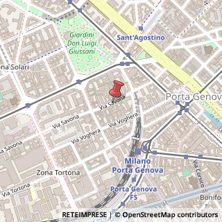 Mappa Via Savona, 13, 20144 Milano, Milano (Lombardia)