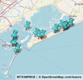 Mappa Via Alessandro Poerio, 30013 Cavallino-Treporti VE, Italia (8.2655)