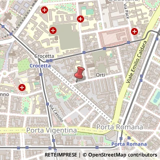Mappa Via Orti, 2, 20122 Milano, Milano (Lombardia)