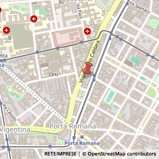 Mappa Viale Emilio Caldara, 24, 20122 Milano, Milano (Lombardia)