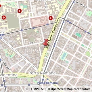 Mappa Viale Emilio Caldara, 31, 20122 Milano, Milano (Lombardia)
