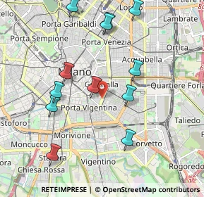Mappa Via Orti, 20129 Milano MI, Italia (2.07917)