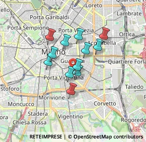 Mappa Via Orti, 20129 Milano MI, Italia (1.21667)
