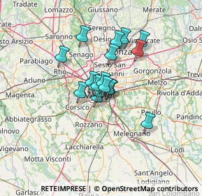 Mappa Via Orti, 20129 Milano MI, Italia (8.37778)