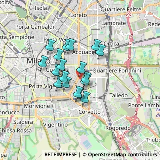 Mappa Via Filippino degli Organi, 20135 Milano MI, Italia (1.27833)