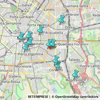 Mappa Via Filippino degli Organi, 20135 Milano MI, Italia (1.78364)