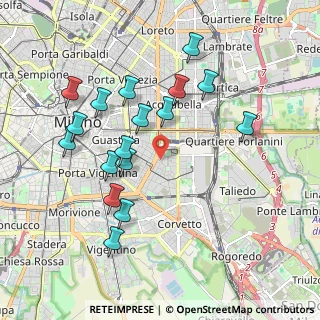 Mappa Via Scipione Pistrucci, 20137 Milano MI, Italia (1.92588)