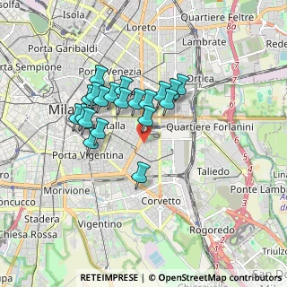 Mappa Via Scipione Pistrucci, 20137 Milano MI, Italia (1.444)