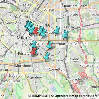 Mappa Via Scipione Pistrucci, 20137 Milano MI, Italia (1.74882)