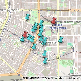 Mappa Via Scipione Pistrucci, 20137 Milano MI, Italia (0.353)