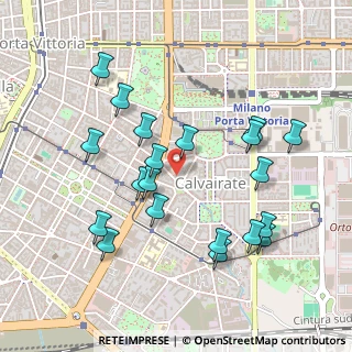 Mappa Via Scipione Pistrucci, 20137 Milano MI, Italia (0.4955)