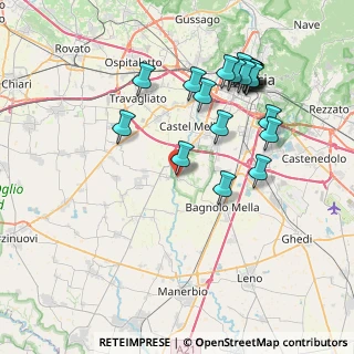 Mappa Via Parrocchia, 25020 Capriano del Colle BS, Italia (8.2655)