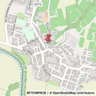 Mappa Via Parrocchia, 14, 25020 Capriano del Colle, Brescia (Lombardia)