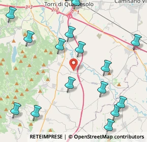Mappa Via S. Gaetano, 36023 Longare VI, Italia (5.8345)
