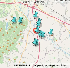 Mappa Via S. Gaetano, 36023 Longare VI, Italia (2.54364)