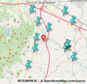 Mappa Via S. Gaetano, 36023 Longare VI, Italia (4.22692)