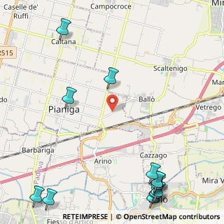 Mappa Via Baluello, 30030 Pianiga VE, Italia (3.43538)