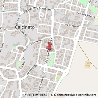 Mappa Via Antonio Gramsci, 14, 25011 Calcinato, Brescia (Lombardia)