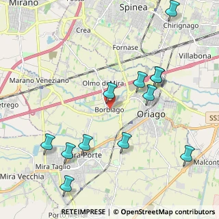 Mappa Via Papa Giovanni XXIII, 30034 Mira VE, Italia (2.35833)
