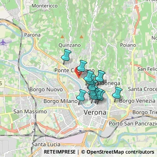 Mappa Via Monte Baldo, 37124 Verona VR, Italia (1.23846)