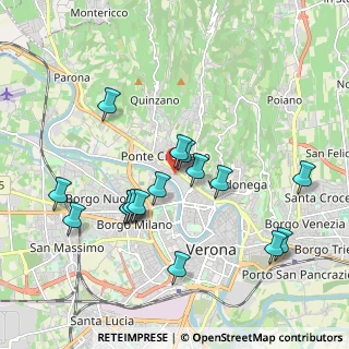 Mappa Via Monte Baldo, 37124 Verona VR, Italia (1.8925)