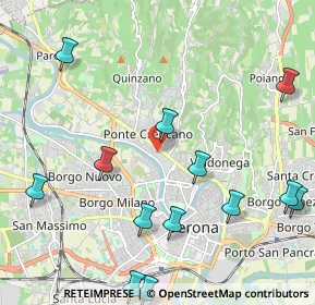Mappa Via Monte Baldo, 37124 Verona VR, Italia (2.65385)