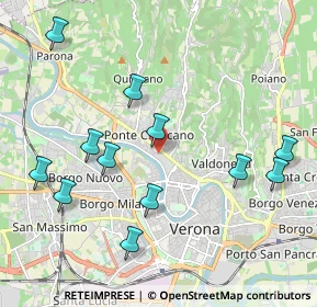 Mappa Via Monte Baldo, 37124 Verona VR, Italia (2.225)