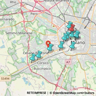 Mappa Piazza S. Giovanni Battista alla Creta, 20147 Milano MI, Italia (3.67)