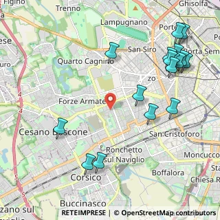 Mappa Piazza S. Giovanni Battista alla Creta, 20147 Milano MI, Italia (2.61176)
