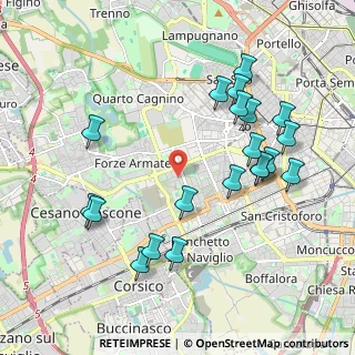 Mappa Piazza S. Giovanni Battista alla Creta, 20147 Milano MI, Italia (2.1445)