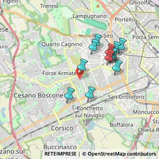 Mappa Piazza S. Giovanni Battista alla Creta, 20147 Milano MI, Italia (1.67667)