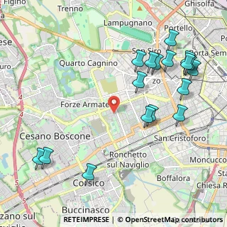 Mappa Piazza S. Giovanni Battista alla Creta, 20147 Milano MI, Italia (2.49412)