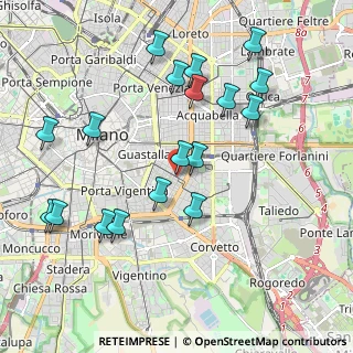 Mappa Via Comelico, 20135 Milano MI, Italia (2.11889)