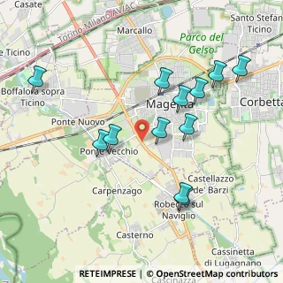Mappa Corso Italia, 20013 Magenta MI, Italia (1.955)
