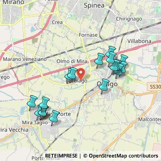 Mappa Via Val di Sieve, 30034 Mira VE, Italia (2.09167)
