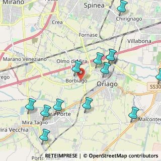 Mappa Via Val di Sieve, 30034 Mira VE, Italia (2.46385)
