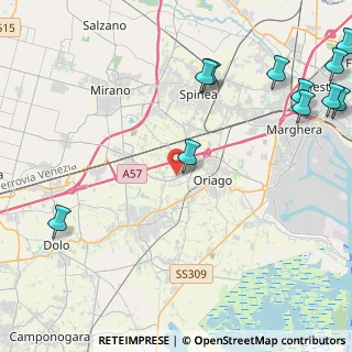 Mappa Via Giovanni XXIII, 30034 Mira VE, Italia (6.29455)