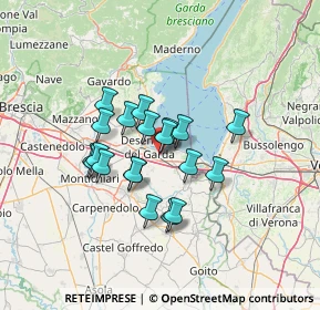 Mappa Via Durighello, 25010 Desenzano del Garda BS, Italia (10.107)