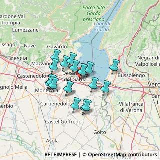 Mappa Via Durighello, 25010 Desenzano del Garda BS, Italia (10.107)