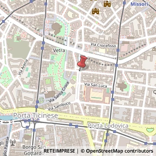 Mappa Via Cosimo Del Fante,  16, 20122 Milano, Milano (Lombardia)
