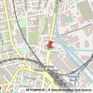 Mappa Corso della Vittoria, 14, 28100 Novara, Novara (Piemonte)