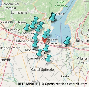 Mappa 25017 Lonato del Garda BS, Italia (10.8875)