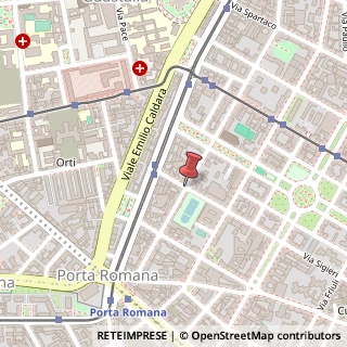 Mappa Via Pier Lombardo,  7, 20135 Milano, Milano (Lombardia)
