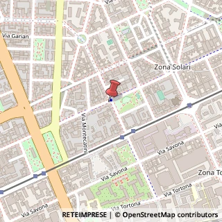 Mappa Via Cola di Rienzo, 35, 20144 Milano, Milano (Lombardia)
