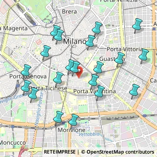 Mappa Via Giuseppe Mercalli, 20121 Milano MI, Italia (1.104)